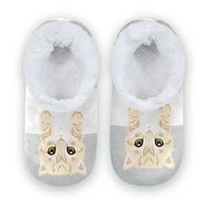 cat british kitty boys girls house slippers kids toddler home shoes winter indoor shoes s