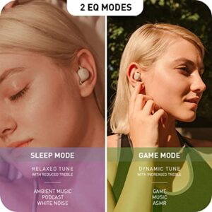 ADVANCED SOUND GROUP ADV. Sleeper TWS Silicone ANC True Wireless Earbuds for Sleeping, Low Profile Unibody Designed for Side Sleepers