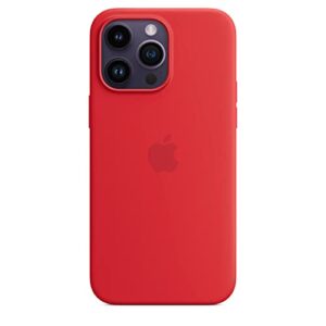 apple iphone 14 pro max silicone case with magsafe - (product) red
