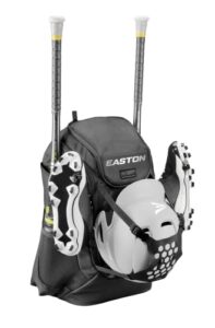 easton | walk-off nx backpack bag series | adult | team logo embroidery panel | black