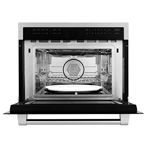 ZLINE 24" 1.6 cu ft. Built-in Convection Microwave Oven in Fingerprint Resistant with Speed and Sensor Cooking