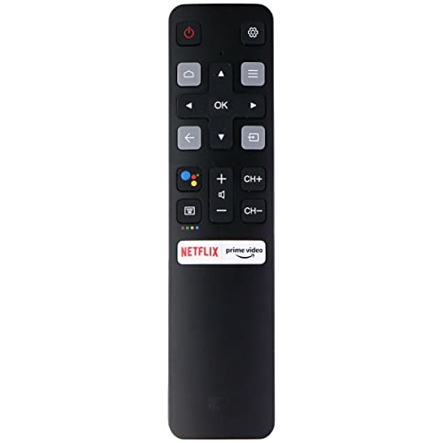 New RC802V Replacement Remote Compatible with TCL Android TV with Prime Video, Netflix Hotkeys Without Voice Function