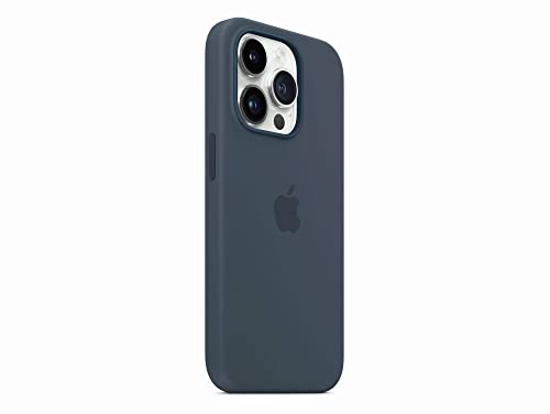 Apple iPhone 14 Pro Silicone Case with MagSafe - Storm Blue