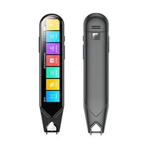 language translator with camera, 5.0 lcd touchscreen, camera & voice translator, translator pen scanner, ocr reading pen with text to speech, wifi connection, 112 languages