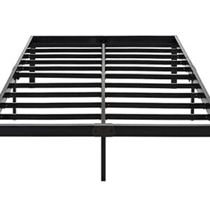 Eavesince Full Size Bed Frame 14 Inch High Max 1000 Pound Heavy Duty Metal Twin Size Platform for Boys Girls Kids No Box Spring Needed Black