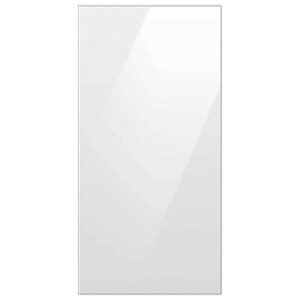 samsung raf18du412 bespoke 4-door french door refrigerator panel - top panel - white glass