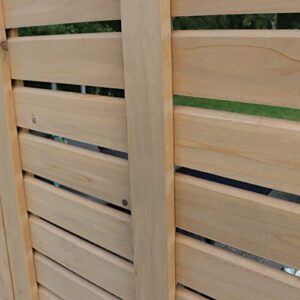 Yardistry 10' Meridian Wood Privacy Wall