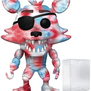 POP Five Nights at Freddy's - Tie Dye Foxy Funko Vinyl Figure (Bundled with Compatible Box Protector Case), Multicolor, 3.75 inches