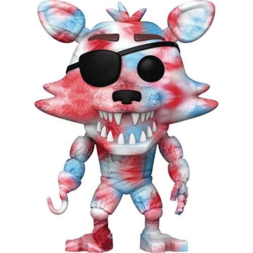 POP Five Nights at Freddy's - Tie Dye Foxy Funko Vinyl Figure (Bundled with Compatible Box Protector Case), Multicolor, 3.75 inches