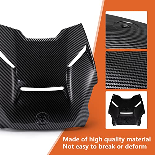 A & UTV PRO Ryker Carbon Fiber Epic Hood Panel, Hood Scoop for Can-Am Ryker & Ryker Rally Edition 2019-2023, Ryker 600, Ryker 900 Accessories, Replace OEM #219400877