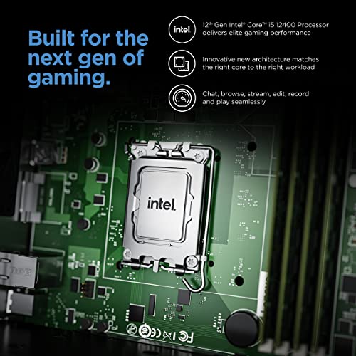 Lenovo IdeaCentre Gaming 5i - 2022 - Gaming Desktop - NVIDIA GeForce RTX 3060 - Intel i5 12400-16GB RAM - 1TB HDD + 512GB SSD - Win 11 - Black - Mouse & Keyboard - Free 3-Month Xbox GamePass
