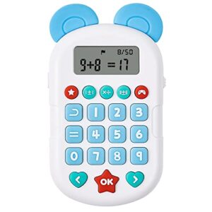 electronic math game for kids ages 4+, addition, subtraction, multiplication & division learning educational toys, gifts for girls boys 4 5 6 7 8 9 years old, classroom supply