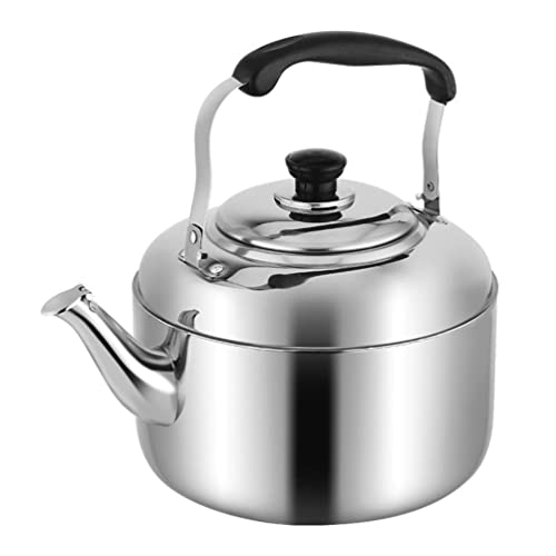 Whistling Tea Kettle Sound Water Kettle Stovetop Teapot Water Kettle Boiling Kettle Stainless Water Boiler for Gas Stove Stovetop 3L