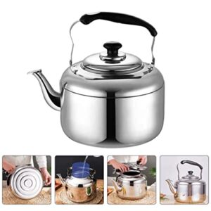 Whistling Tea Kettle Sound Water Kettle Stovetop Teapot Water Kettle Boiling Kettle Stainless Water Boiler for Gas Stove Stovetop 3L