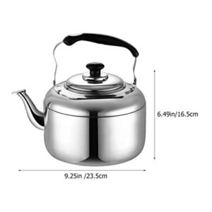 Whistling Tea Kettle Sound Water Kettle Stovetop Teapot Water Kettle Boiling Kettle Stainless Water Boiler for Gas Stove Stovetop 3L