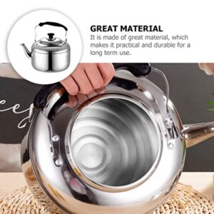 Whistling Tea Kettle Sound Water Kettle Stovetop Teapot Water Kettle Boiling Kettle Stainless Water Boiler for Gas Stove Stovetop 3L