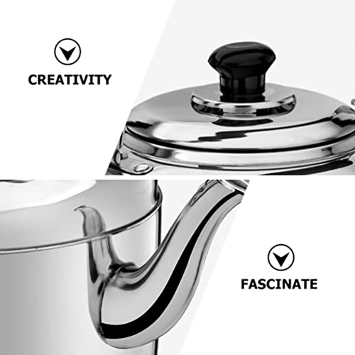 Whistling Tea Kettle Sound Water Kettle Stovetop Teapot Water Kettle Boiling Kettle Stainless Water Boiler for Gas Stove Stovetop 3L