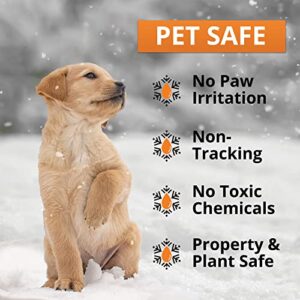 Easy Ice Melt ⁠– Safe for Pets – Non-Toxic Deicer for Sidewalks & Driveways – Light-Weight Easy Application – Protects from Snow and Ice for 48 Hours.