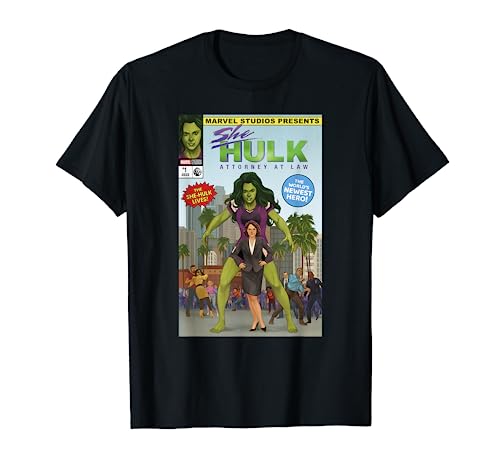 Marvel She-Hulk: Attorney at Law Comic Cover T-Shirt