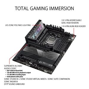 ASUS ROG Crosshair X670E Hero (WiFi 6E) Socket AM5 (LGA 1718) Ryzen 7000 Gaming Motherboard(18+2 Power Stages, PCIe® 5.0, DDR5,5xM.2 Slots,Front-Panel USB 3.2 Gen 2x2, USB4®, Wi-Fi 6E)