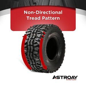 Astroay Venus 24 x 9-10 ATV/UTV Mud Tire - Enhanced Traction & Control | Versatile All-Purpose Design | Hassle-Free Installation & Durability | Reliable OEM & Replacement Option