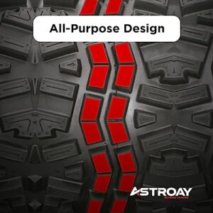 Astroay Venus 24 x 9-10 ATV/UTV Mud Tire - Enhanced Traction & Control | Versatile All-Purpose Design | Hassle-Free Installation & Durability | Reliable OEM & Replacement Option