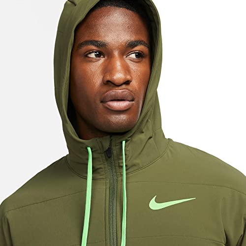 Nike Therma Fleece Full-Zip Winterized - Rough Green - Men's Medium