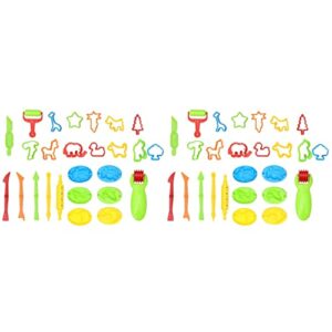 dinnerware sets tools cutlery set 2sets colored home tools plastic molds play pasticine plasticine game of kit diy dough for type mud clay tools dinnerware set dish set