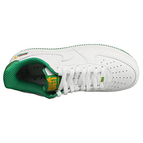 Nike Men's Air Force 1 DX1156 100 West Indies, White/White-classic Green, 10.5