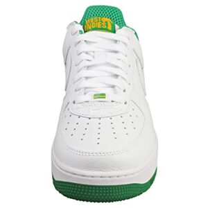 Nike Men's Air Force 1 DX1156 100 West Indies, White/White-classic Green, 10.5