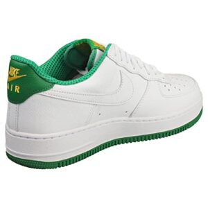 Nike Men's Air Force 1 DX1156 100 West Indies, White/White-classic Green, 10.5