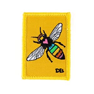 Dime Bags Interchangeable Accessory Patches | Removable Patches for Dime Bags Customization | 2-Pack (Pollination Station)