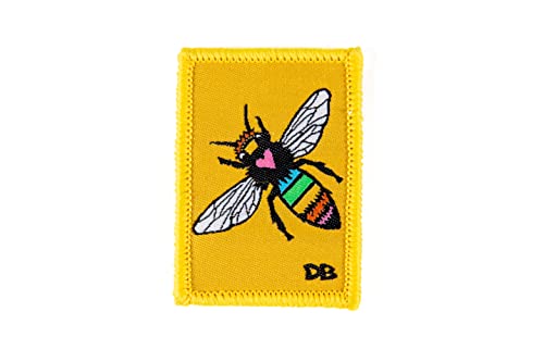 Dime Bags Interchangeable Accessory Patches | Removable Patches for Dime Bags Customization | 2-Pack (Pollination Station)