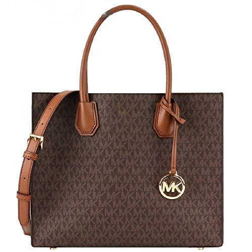 Michael Kors Mercer Large Brown Convertible Tote Bag