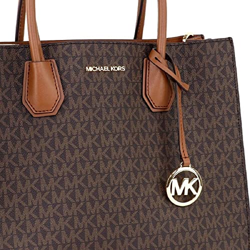 Michael Kors Mercer Large Brown Convertible Tote Bag