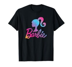 barbie - barbie logo winter stars t-shirt