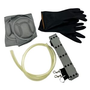 ghost ghoul hunter gloves and belt set buster halloween costume