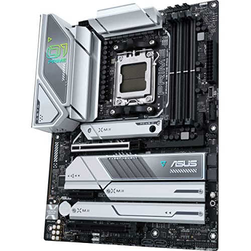 ASUS Prime X670E-PRO WiFi Socket AM5 (LGA 1718) Ryzen 7000 ATX Motherboard(PCIe® 5.0,DDR5,4X M.2 Slots, USB 3.2 Gen 2x2 Type-C®, USB4® Support, WiFi 6E, and 2.5G Ethernet)