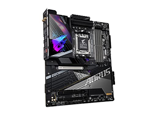 GIGABYTE X670E AORUS Xtreme (AM5/ LGA 1718/ AMD/ X670E/ EATX/ 5 Year Warranty/ DDR5/ Quad M.2/ PCIe 5.0/ USB 3.2 Gen2X2 Type-C/Intel WiFi 6E/ AQUANTIA 10GbE LAN/Q-Flash Plus/Motherboard)