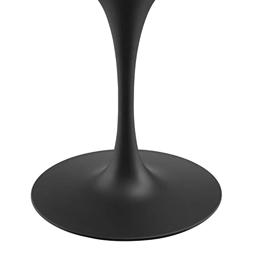 Modway Black and White Lippa Oval Terrazzo Dining Table EEI-5737-BLK-WHI