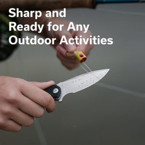 CIVIVI Mini Praxis Folding Pocket Knife, 2.98" D2 Steel Blade G10 Handle Small EDC Knife with Pocket Clip for Men Women, Sharp Camping Survival Hiking Knives C18026C-2