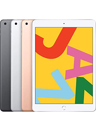 2019 Apple iPad (10.2-inch, Wi-Fi, 32GB) - Silver (Renewed Premium)