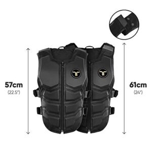 bHaptics TactSuit X40 — Haptic Vest with 40 Vibration Motors for VR — with Audio Accessories and Replacement Lining