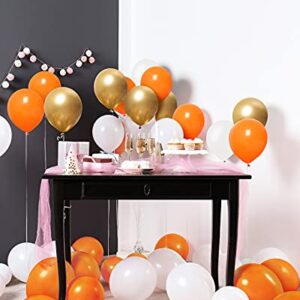 Styirl 60 pcs Gold Latex Balloons/Rose Gold Balloons/Pink Balloons/Black Balloons/White Balloons/Blue Balloons 5/10/12/18Inch for Happy Birthday Decorations/Graduation/Gender reveal/Baby shower