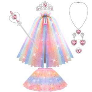 princess dresses for girls,halloween costumes for girls,princess dress up clothes for little girl,christmas birthday gifts toys for 3-6 year old girls