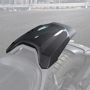 a & utv pro ryker mono seat cowl, carbon fiber pattern mono seat cowl cover kit for can am ryker all models accessories, replace oem # 219401001, 1pcs