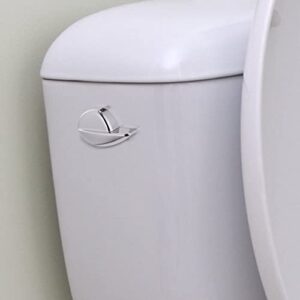 BESPORTBLE Toilet Flush Lever Toilet Lever Handle Toilet Tank Flush Lever Side Mount Toilet Lever Handle Compatible for Toilet Tank (Silver+Gold) Toilet Handles
