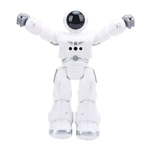 spyminnpoo rc robot, rc robot toys gesture sensor smart intelligent programming automatic presentation rc remote control robot for kids over 8 years old kickscooter deformation model