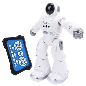 SPYMINNPOO RC Robot, Rc Robot Toys Gesture Sensor Smart Intelligent Programming Automatic Presentation RC Remote Control Robot for Kids Over 8 Years Old Kickscooter Deformation Model