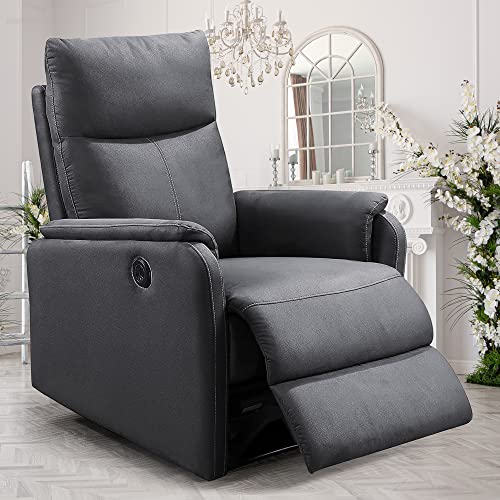 Electric Power Recliner Chair for Elderly Senior & Adult Ergonomic Single Lounge Sofa Living Room Home Theater Seating